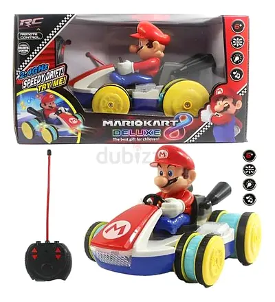 Mario Kart RC Rechargeable Car – Music  LED Lights | Remote Control Toy