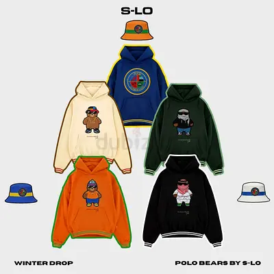 Bear Hoodies Spike Lo S,M,L,XL,3XL