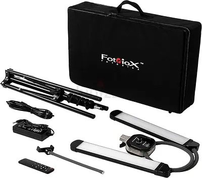 Fotodiox Selfie Starlite Stix Vlog Light Kit w/Tripod - 2X 11in Bi-Color Dimmable LED