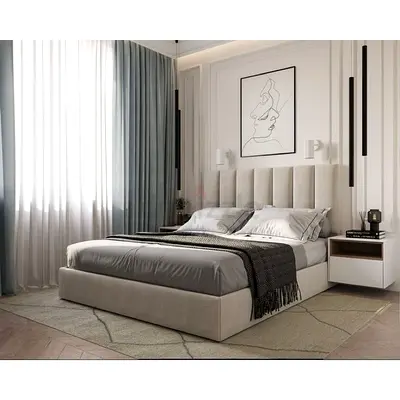 Elegant Modern Bed Frame Queen size