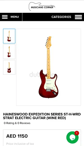 Haineswood Strat Electric Guitar With Amp