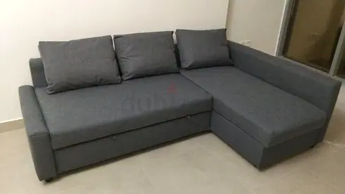 Comfortable GreyBed Sectional Sofa