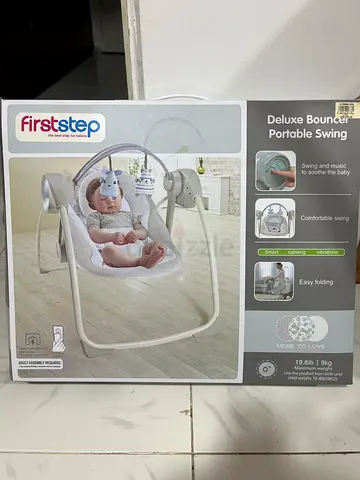 First Step Deluxe Bouncy Portable Swing