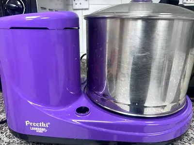 Preethi Lavender Mixer Grinder - Efficient and Stylish Cooking Companion