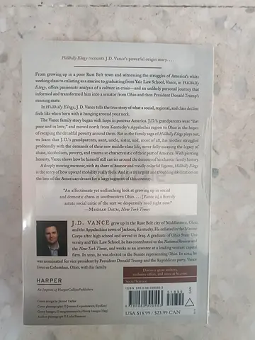 Hillbilly Elegy - J.D. Vance