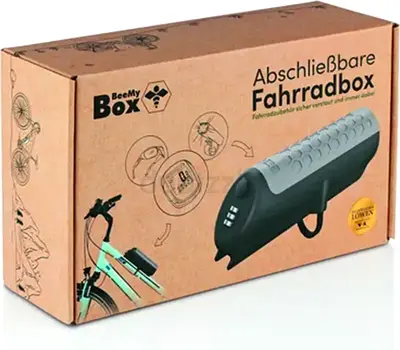 BeeMyBox Bicycle Box Bicycle Bag Basic with Combination Lock Box