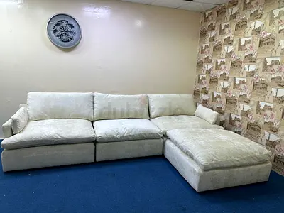 Almost brand new condition home centre modular cloud sofa