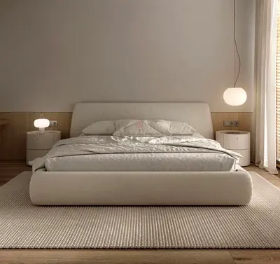 Boucle Fabric Bed for Sale Premium Quality