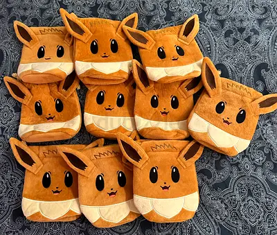 Pokemon TCG Prismatic Evolution EEVEE accessory Pouches Lot of 10