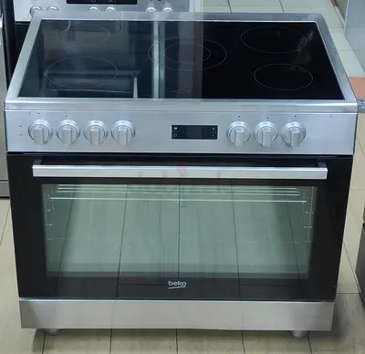 Beko 5-Burner Electric ceramic cooking range oven fan stove 90x60