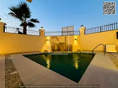 Villa for sale opposite a garden, including registration fees, electricity, water and air conditioni
