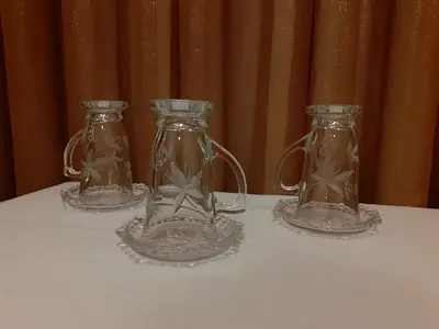 URGENT SALE: 3PC TEACUP + 3PC SAUCERS