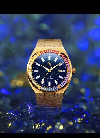Stunning Gold and Blue Paul Rich Watch
