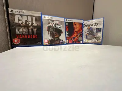 Collection of PS5 Video Games: Call of Duty, WWE, and FIFA 23 ( can sell 1 disk individually for 150