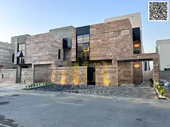 Luxury villa for rent, first occupancy, ready to move in, in a very prime location in Al Bahia, Ajma