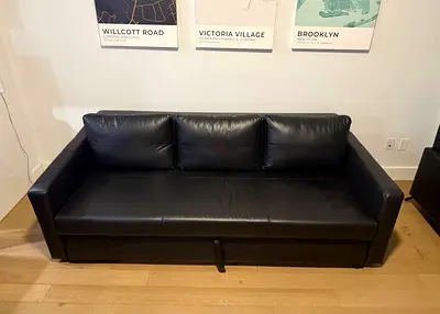 Comfortable Black Sofa bed with Storage