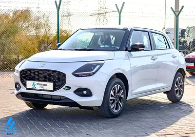 2026 Suzuki Swift GLX Dual-Tone - White/Black, Keyless  Feature-Packed