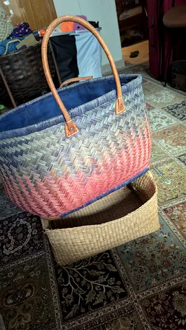 Colorful Handwoven Storage Baskets