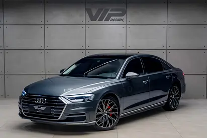 Audi A8L 55TFSI, GCC Specs, Low Mileage, warranty And Service Al-Nabooda