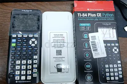 TEXAS INSTRUMENTS CALCULATOR TI-84 PLUS CE PYTHON ENHANCED GRAPHING PLUS SOFTWARE BLACK