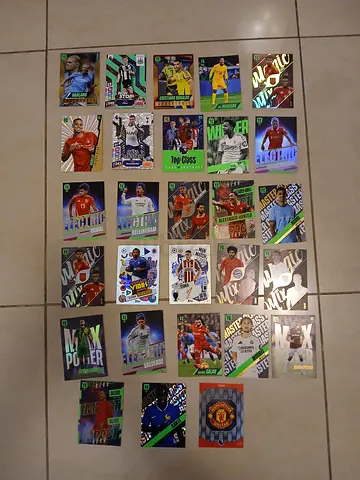 Top class,match attax football cards