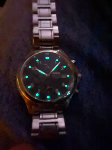 ‎الوصف: ‎ساعة ORIENT أصلية 100% ياباني ‎أوتوماتيك (بدون بطارية) ‎كرونوغراف + تاريخ ‎موديل قديم ومميز