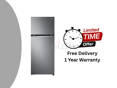 LG Top Mount Fridge, 395L, Graphite Steel