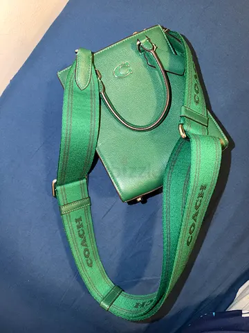 Stylish Green Coach Handbag