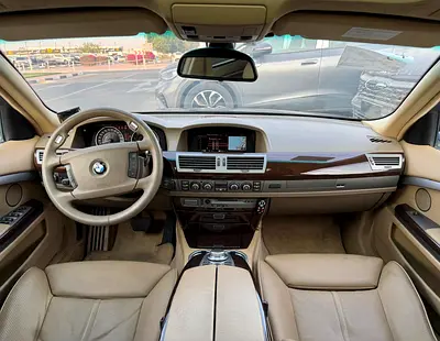 BMW | 7 SERIES | 750i | 2007 | BEIGE INTERIOR | ONLY : 85,885 KM | JAPAN IMPORT | CLEAN TITLE