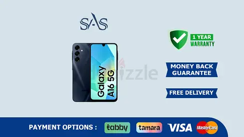 Samsung Galaxy A16 5G Smart Phone | New - Delivery | Warranty | 4/128GB | Blue Black