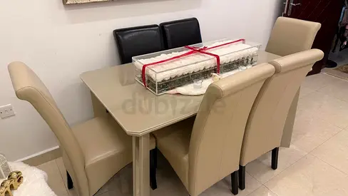 Dining table with chairs