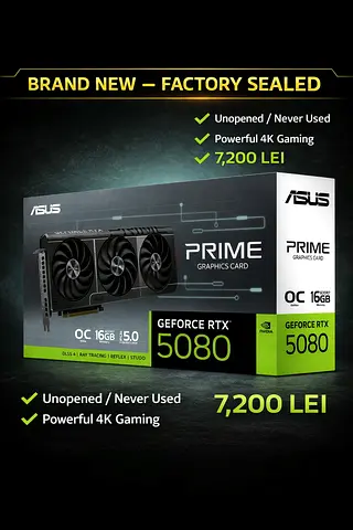 ASUS PRIME GeForce RTX 5080 Graphics Card - 16GB