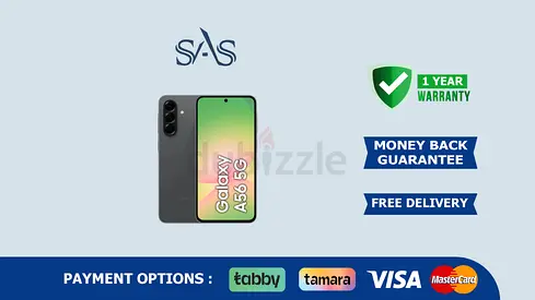 Samsung Galaxy A56 5G Smart phone | New - Free Delivery | 8/256 GB Black