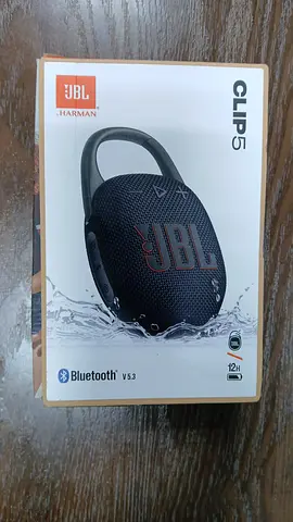 NEW JBL SPEAKER CLIP 5 PORTABLE (JBLCLIP5BLKAM) BLACK