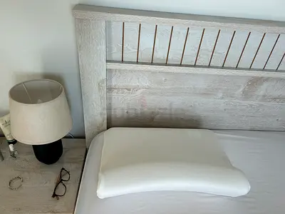 Neck pillow for a comfortable good night sleep.