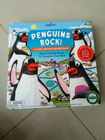 Penguins Rock Board Game - Fun for All Ages!