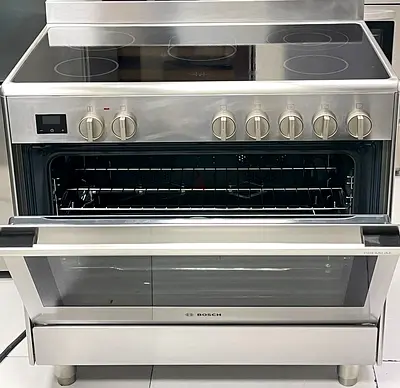 Bosch latest model electric ceramic 5 hobs cooking range oven dual fan stove 90x60