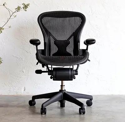 Herman Miller Aeron Ergonomic Chair Size B, Graphite Size B Graphite