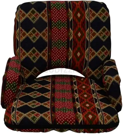 Generic Traditional Arabic Folding Floor Chair with Armrest and Fully Adjustable Backrest, Suitable