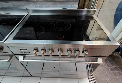 Bompani latest model electric ceramic 5 hobs cooking range oven fan 90x60