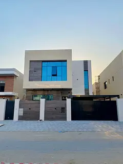 For sale villa in Ajman, happiness project, asphalt street, close to the mosque and the garden