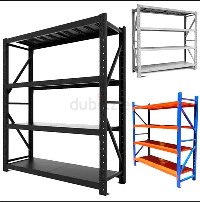 Sturdy Metal Storage Shelves for Home or Office different Cloure available 200/60/200-4 level 1000kg