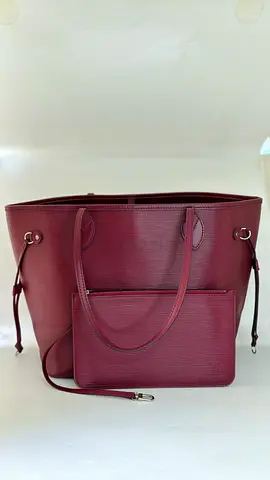 Louis Vuitton Epi Red Neverfull MM Bag