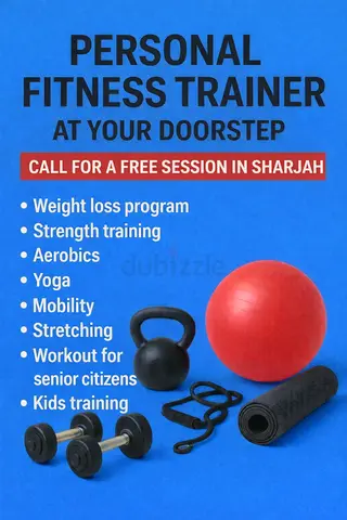 Personal Fitness trainer at your door step Call for a free session..