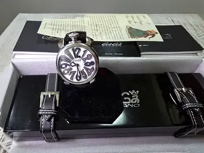 GAGA MILANO MOP, BLACK STRAP