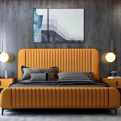 New Customise Stylish Modern Super King Bed in Premium Quality  Finishing - Cash on delivery