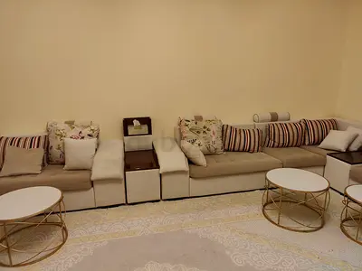 2 Sets - Cozy and Elegant Modular Sofa Set with Coffee Tables
