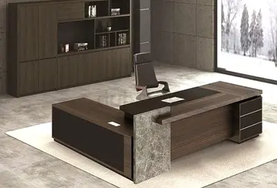 Custom Luxury Office Executive Desk