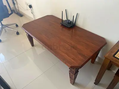 Strong Solid Wood Coffee Table and 2 Side Tables