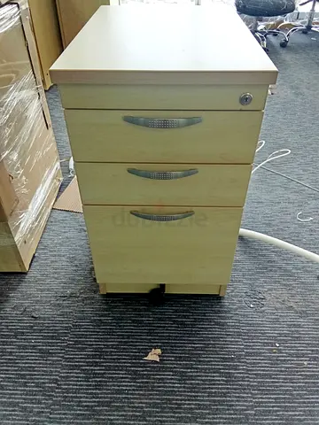 Compact Wooden Filing Cabinet with Drawers
